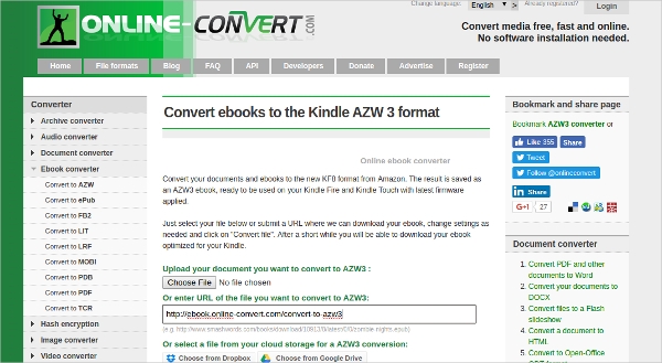ebook converter kindle download